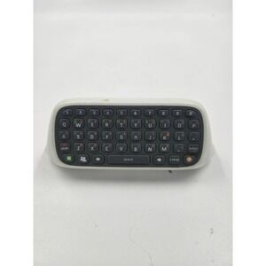 Microsoft Xbox 360 Chatpad White QWERTY Keyboard Controller Attachment